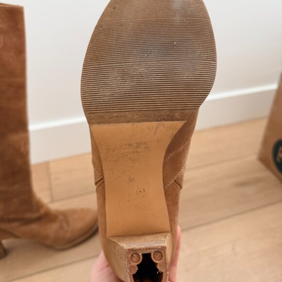 Vintage J.Crew Leather Boots sz 9.5 - Picture 5 of 5